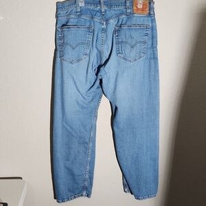 Levis Jean Mens 38 X 28 Actual Tag Shows 30 Spots Stretch Work see measuments